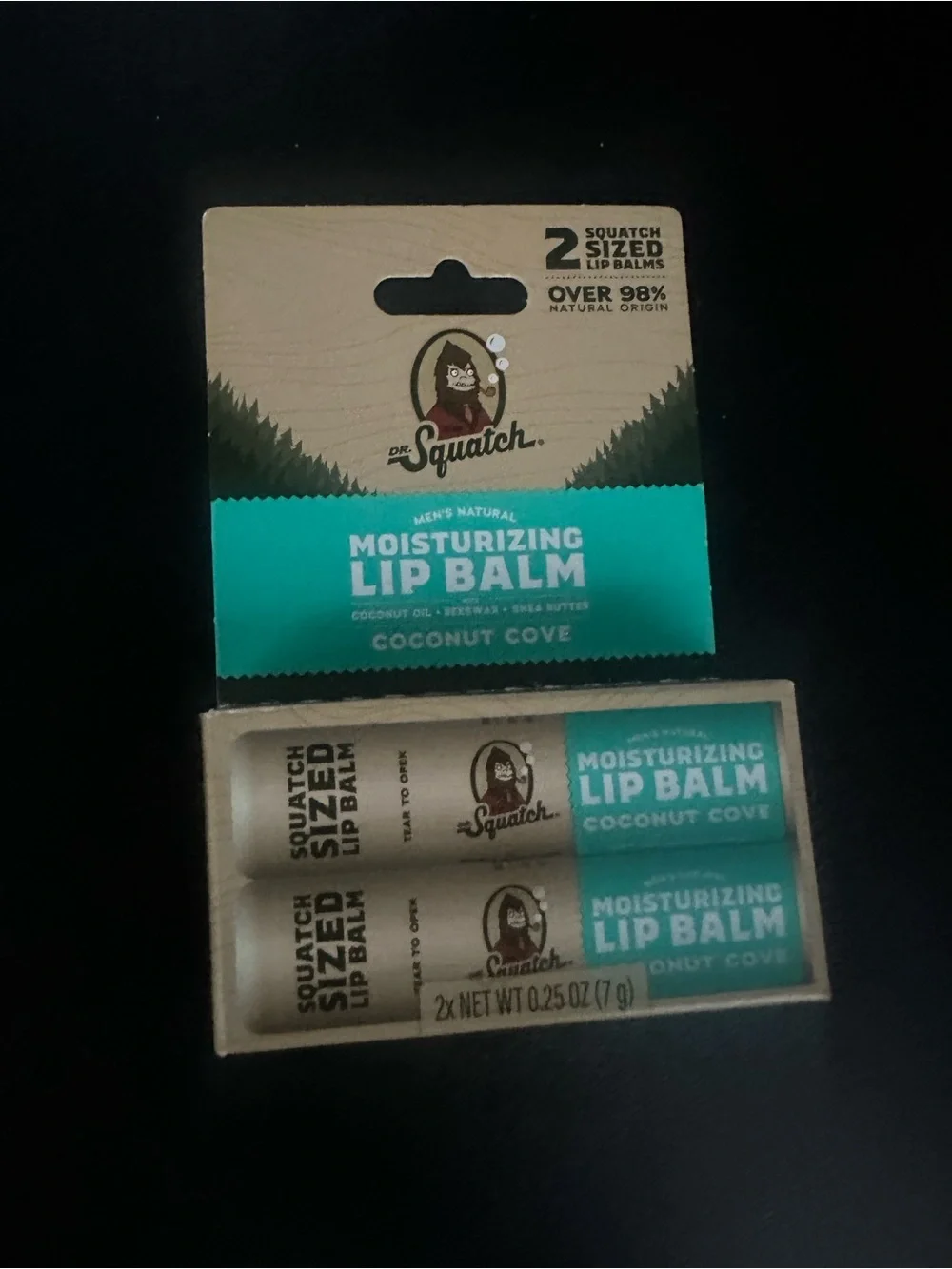 Moisturizing Lip Balm - Coconut Cove (Pack of 2)